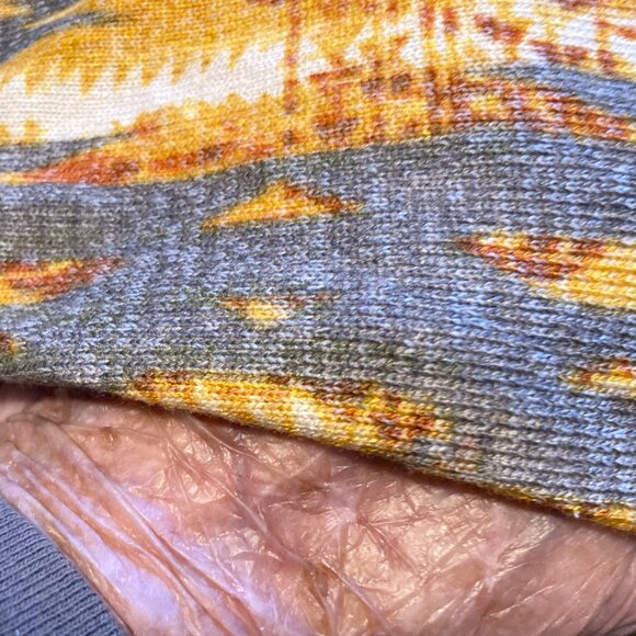 Attitudes by Renee Women's Tribal Print Knit Shirt Size L - Picture 4 of 8